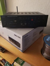 500W Bluetooth PA System Amplifier w/ Mic Input, 70V Output, USB, Remote