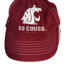 Child Baseball Hat Red Cougar Sun Cap Gear For Sport Soccer Beach Adjusts Cotton