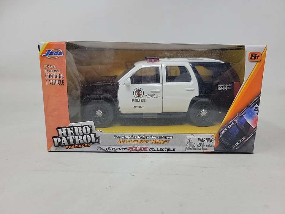 Jada Toys Hero Patrol Los Angeles Police 2010 Chevy Tahoe New 1:32 Scale NEW - Image 2 of 4
