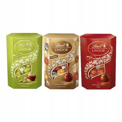 3 x Lindt Lindor VARIETY MIX Pralines Box 3 x 200g / 7.1oz