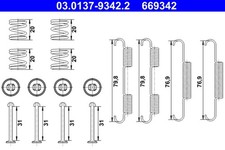Zubehörsatz Feststellbremsbacken ATE 03.0137-9342.2 für MERCEDES KLASSE 470 220