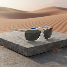 Costa Del Mar Rinconcito sunglasses polished clear frame blue 580 glass lens