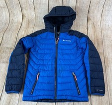Columbia Omni Heat Youth Boys Insulated Powder Lite Hooded Jacket Medium 10/12
