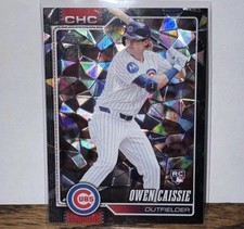 2026 Topps Series 1 Owen Caissie #1/10 Black Diamante 1st Print Run Cubs/Marlins