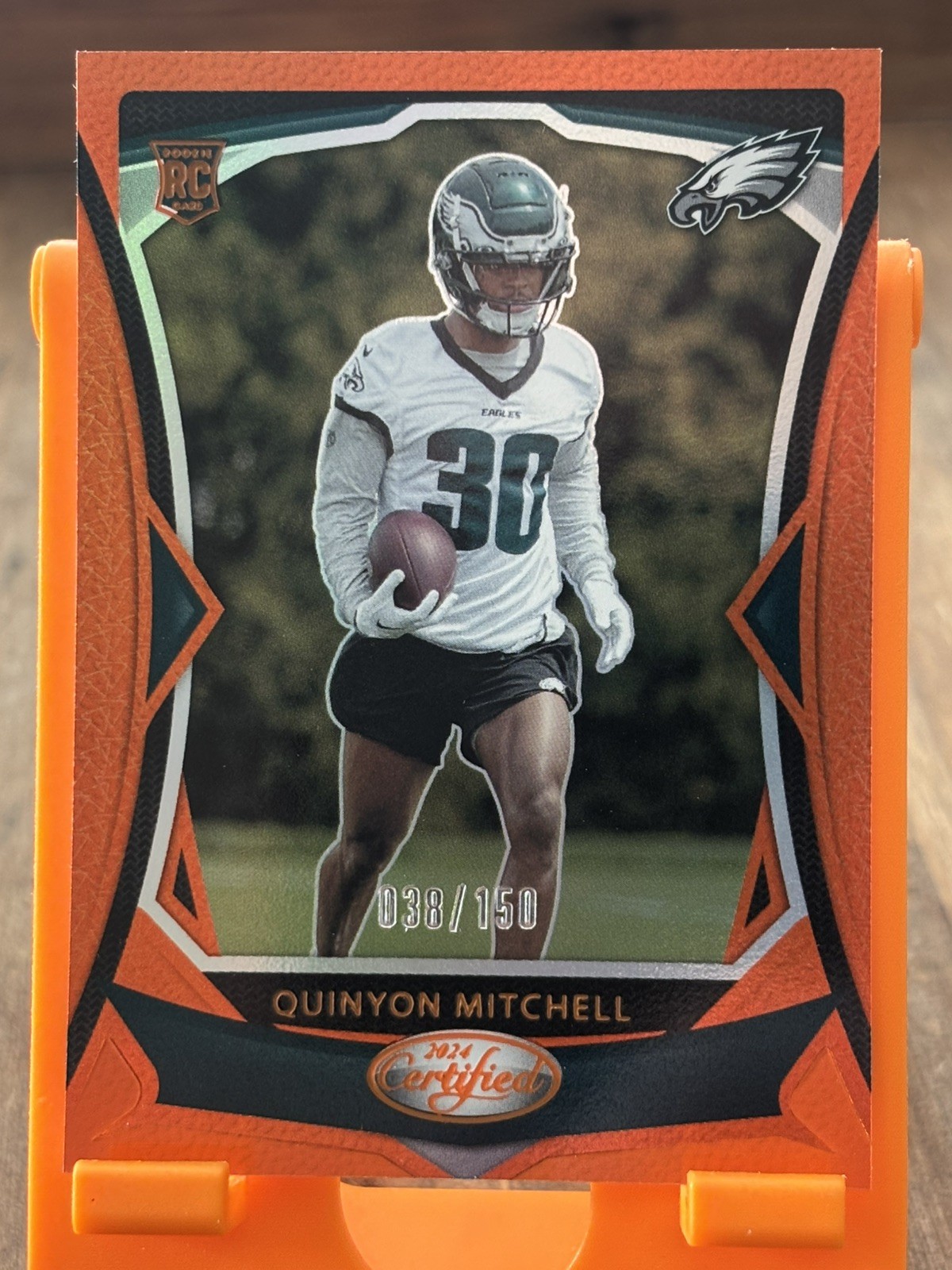 2024 Panini Certified Orange Mirror Quinyon Mitchell /150 Rookie #116 #38/150