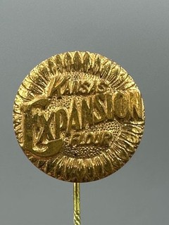 Vintage WICHITA FLOUR MILLS Co Kansas Expansion Sunflower Advertising Stick Pin