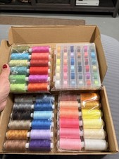 72 PCS Sewing Thread Assortment, 36 Colors Polyester Thread with Bobbin Set