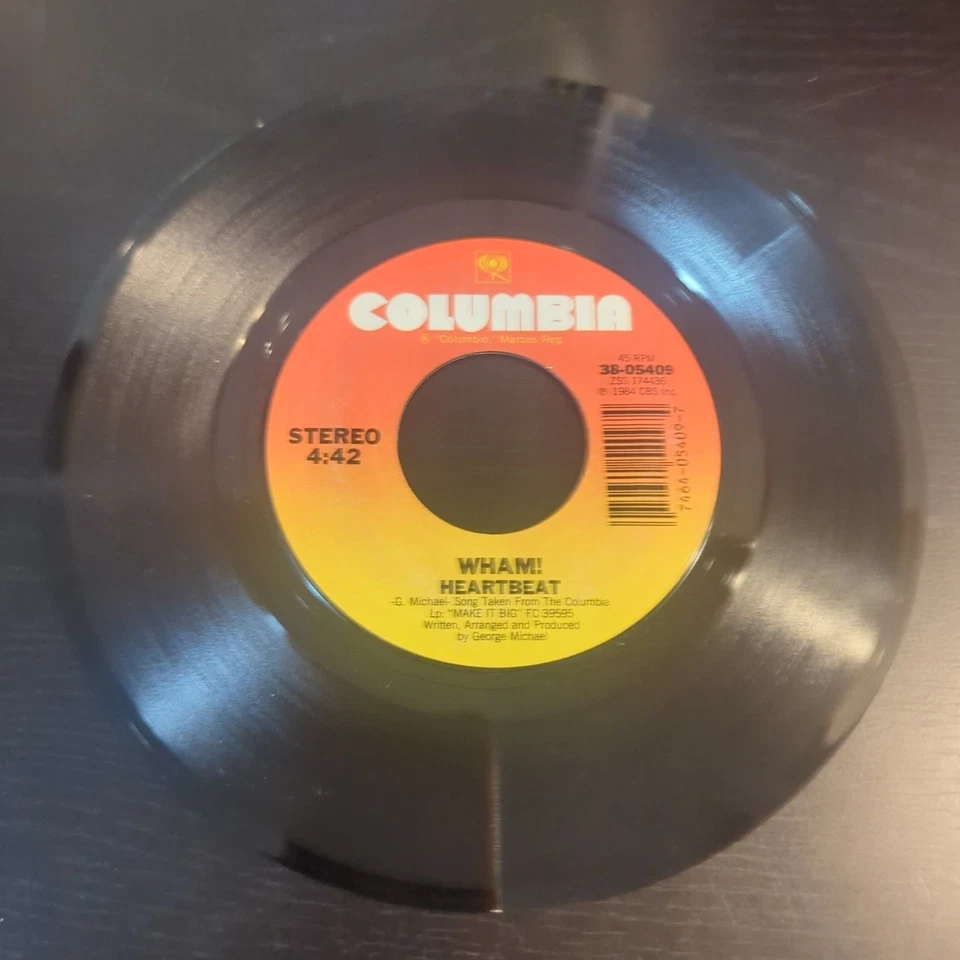 Wham! Freedom HEARTBEAT 38-05409 45 7" Single 1984 2 Songs George Michael 80s - Image 4 of 4
