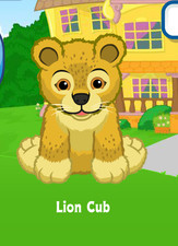 Webkinz Classic Lion Cub Virtual PET Adoption Code Only Messaged