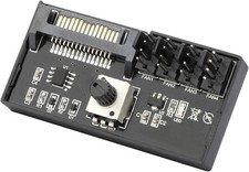 12V 4 Pin PWM Fan Speed Controller, PC Fan Hub Powered by SATA , Maximum Output