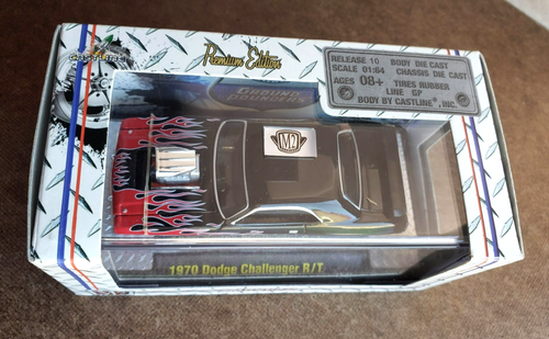 2012 M2 Machines 1970 DODGE CHALLENGER R/T 12-07 Black Release 10 1:64 R RIDERS! - Picture 8 of 15