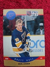 1990-91 Pro Set - Brett Hull #395 Error Wrong Birth Year