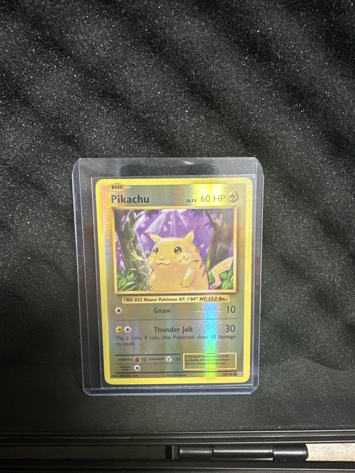POKEMON TCG PIKACHU 35/108 REVERSE HOLO XY EVOLUTIONS NM