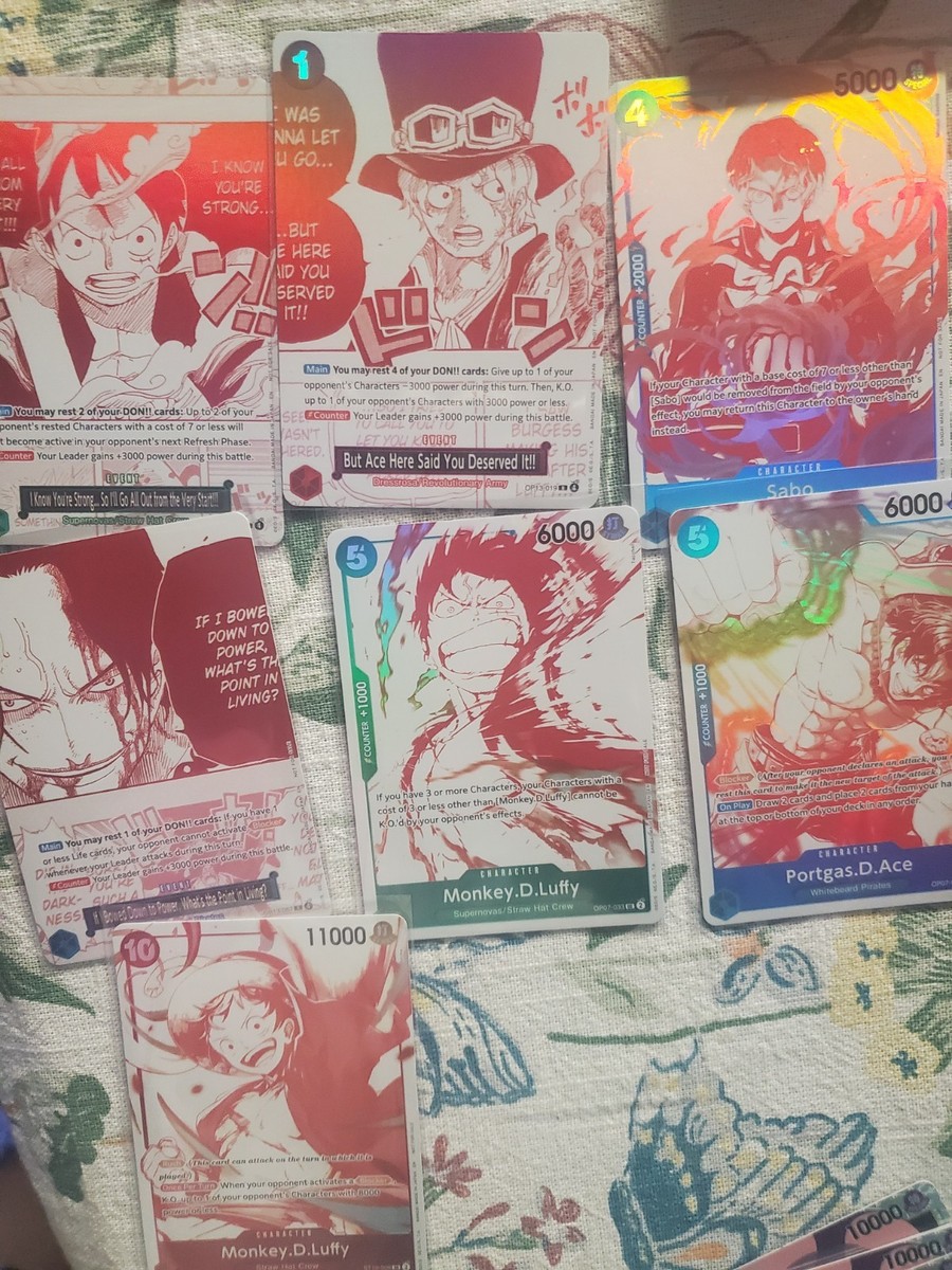 One Piece 3rd Anniversary Dash Pack ENGLISH SET LUFFY ACE SABO | eBay