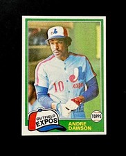 1981 Topps Andre Dawson #125 Baseball Card Montreal Expos