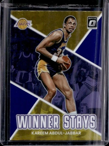 2022-23 Panini Donruss Optic Kareem Abdul-Jabbar Winner Stays Purple #17 Lakers