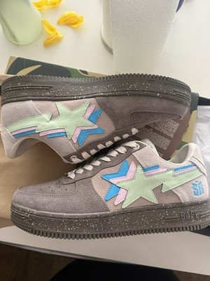 Sneaker News × A BATHING APE BAPE STA Night 1J23-191-906 Men's Size 8