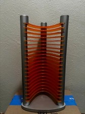 Vintage Y2K - 20 CD Stackable Tower Rack CD Holder Organizer Retro Orange READ