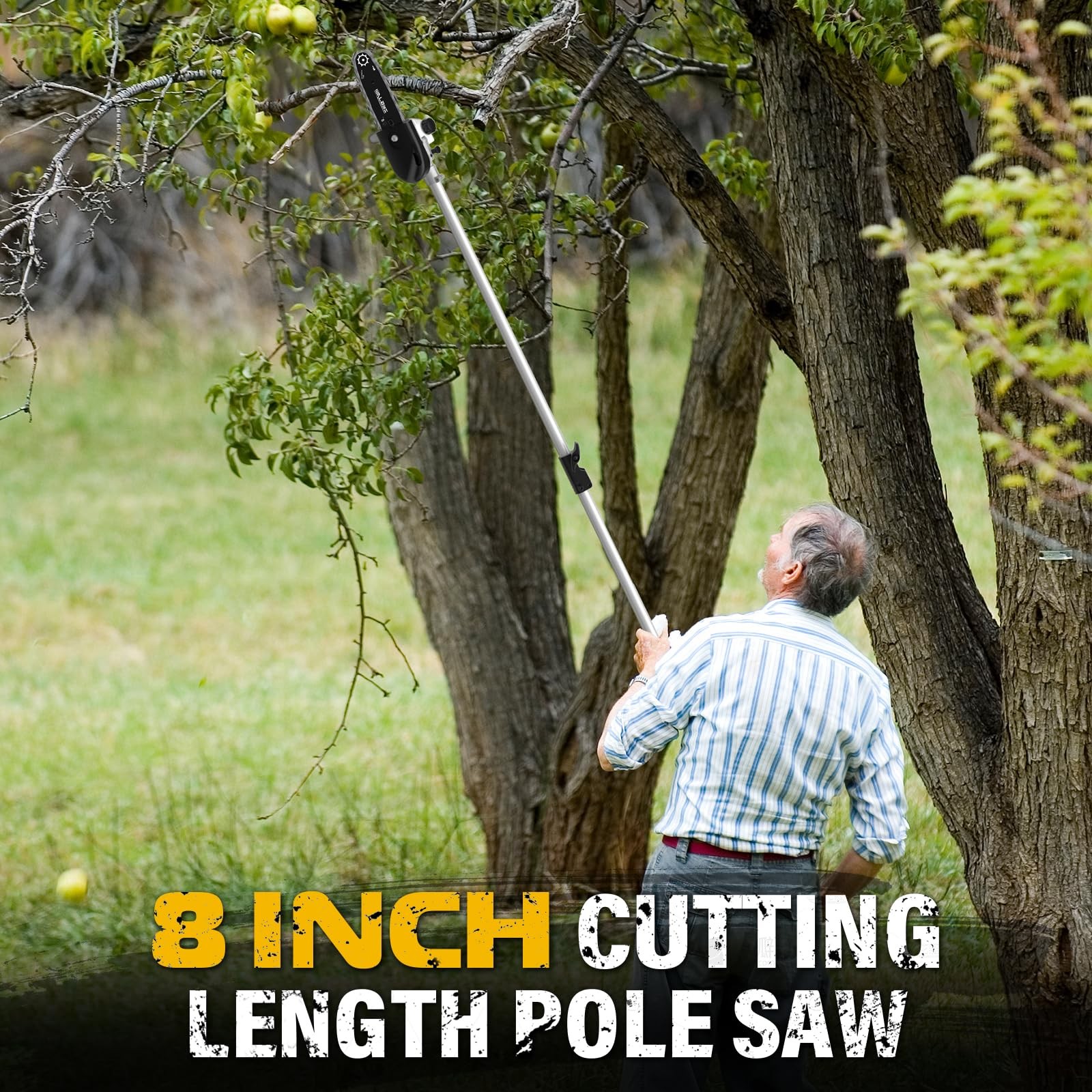 40V Cordless Weed Wacker, 8" Electric Pole Saw, Hedge Trimmer and Brush Cutte...