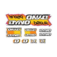 1988 DYNO - DETOUR - Orange yellow on chrome ...