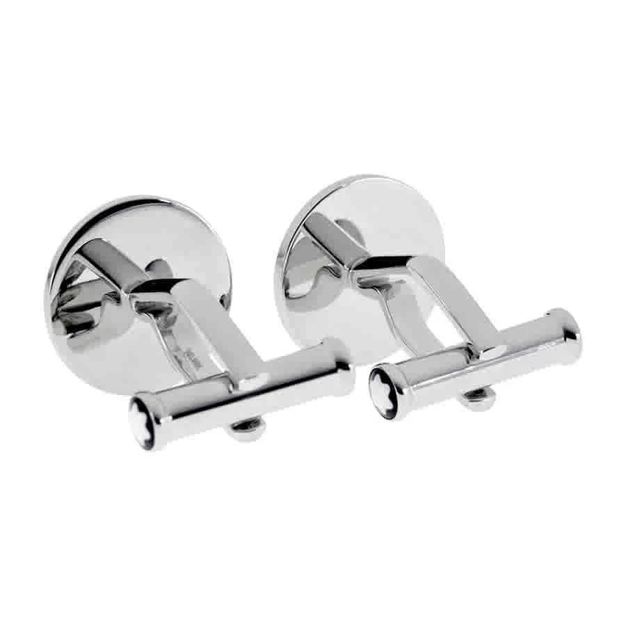 Gemelos Montblanc Iconic de acero inoxidable de ónix negro 112896 Foto 3 de 3