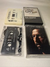 Lot of 2 ERIC CLAPTON Audio Cassette Tapes Journeyman Behind The Sun