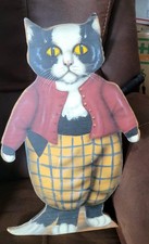 J Buller Boardwalk Originals Dapper Cat Stand Up  Vintage 1993 Signed