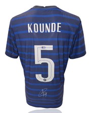 JULES KOUNDE SIGNED 2020/22 FRANCE VAPORKNIT HOME SHIRT (ACG CERT AG17640)