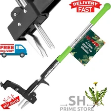 Weeder Puller Tool Stand Up Weed Tool with Long Handle Garden Weed Remover Tool