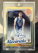 Topps 2025-26 Cooper Flagg Mavericks Rookie Gold Rainbow Autograph /50 #80B2R-CF