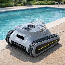 Crab SAT30 Cordless Robotic Pool Vacuum Wall-...