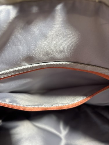 Thirty One Gray/ Cream Tote Bag Backpack VG Weekend Bag - Picture 12 of 15