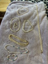 Lot Of Beautiful Pearl Necklaces, Bracelets A...