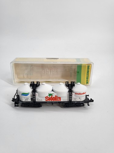 Minitrix Spur N 70142 Güterwagen Silowagen der DB in OVP | Condition: Gebraucht