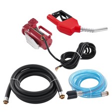 12V Fuel Transfer Pump for Diesel Gasoline Methanol 15GPM Copper Cast Iron