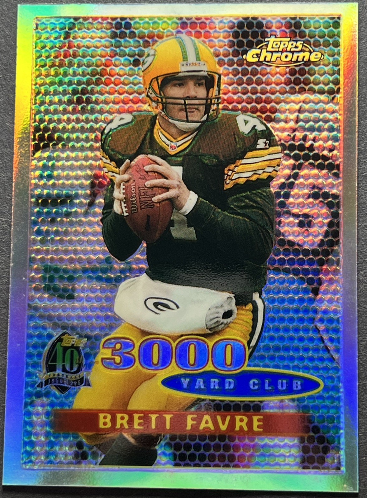 1996 Topps Chrome Refractor #131 Brett Favre