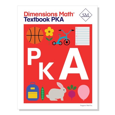 Dimensions Math Textbook Pre-KA | Singapore Math Inc. [Paperback] - paperbac...