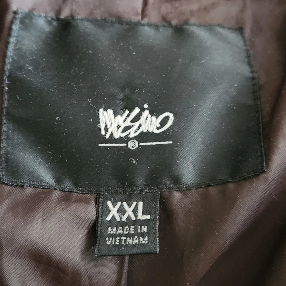 Abrigo Largo Mossimo Mujer’s XXL Borgoña Forrado Bolsillos Usado en Excelente Condición Foto 4 de 4