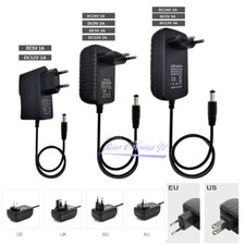 AC110/240V to DC5V 9V 12V 1A 2A 3A Power Adapter Supply EU US Plug for LED strip
