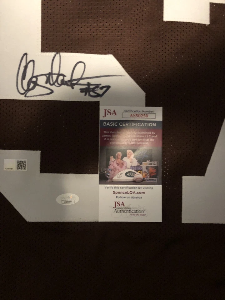 Clay Matthews Autographed Cleveland Browns Jersey w/ JSA COA #AS50250 - Image 2 of 4