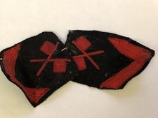 1946/50 Italia Marina Militare Segnalatori Coppia Mostrine Gradi Originali