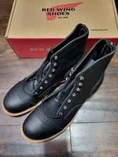 Red Wing Heritage Classic 6" Iron Ranger Boot #8084 Black Made in USA