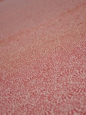 2K02z50 Japanese Kimono Silk FABRIC Umbrella Dark coral 44.1x14.6