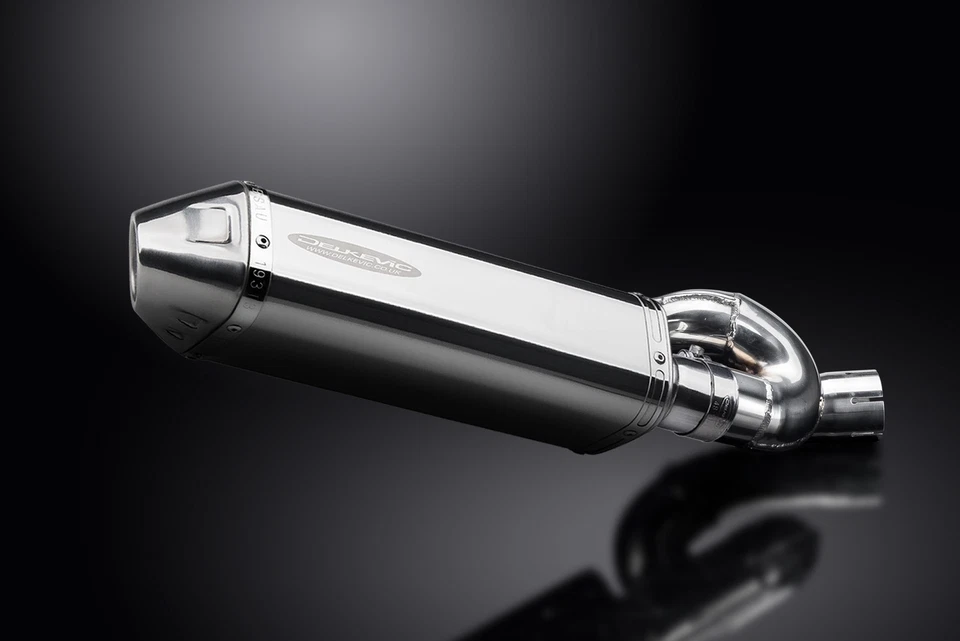 Silenciador de escape de acero inoxidable TriOval Triumph Street Triple R S RS 17-21 Slip On 13" Foto 4 de 4