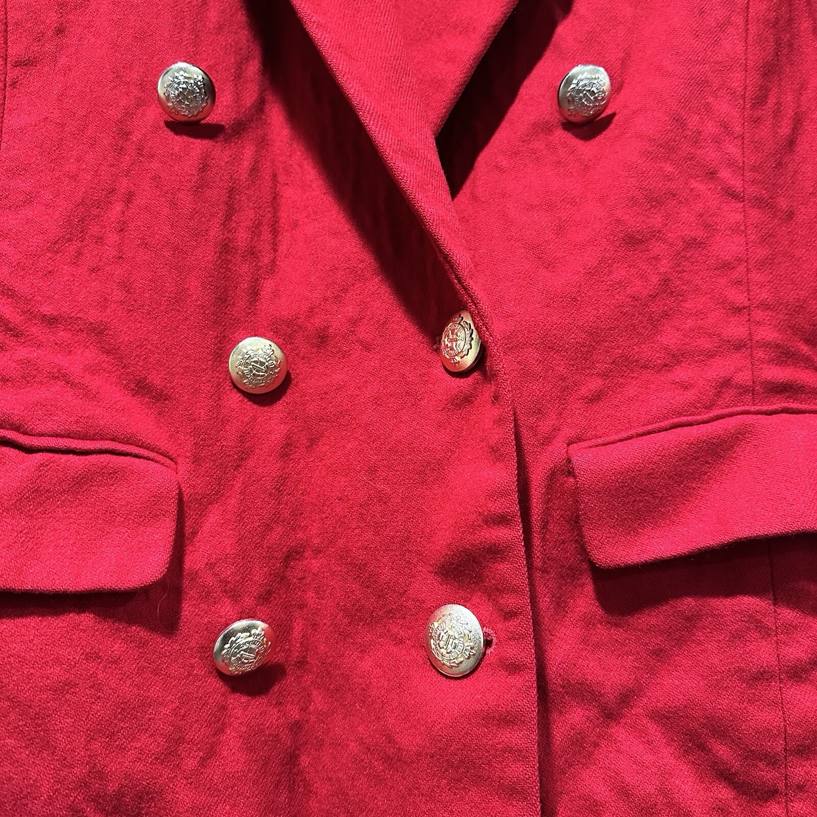 Red Vintage Pendleton Classic Double Breasted Bla… - image 2