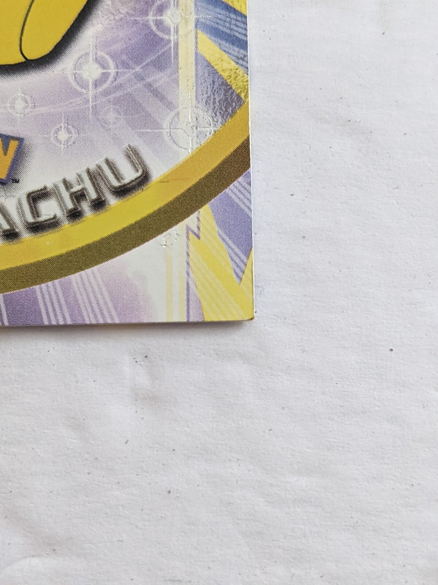 Pikachu Pokemon Topps Card #25 TV Animation Black Logo Pikachu Pokemon Topps Card #25 TV Animation Black Logo