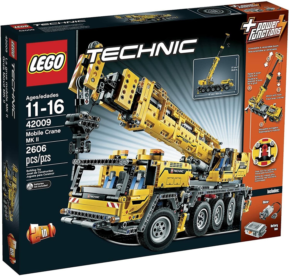 LEGO Technic 42009 Mobile Crane MK II New & Factory Sealed | eBay