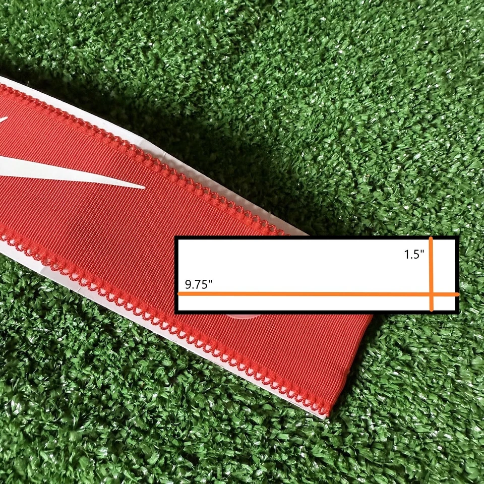 耐克 Swoosh Multi Sport 跑步慢跑瑜伽头带橙色/白色 OS 码全新 — 第 2/4 张图片