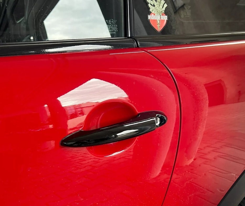 MINI R53 R50 GLOSS BLACK BELT LINE KIT DE CHROME R52 COOPER S BLACK OUT DECAL