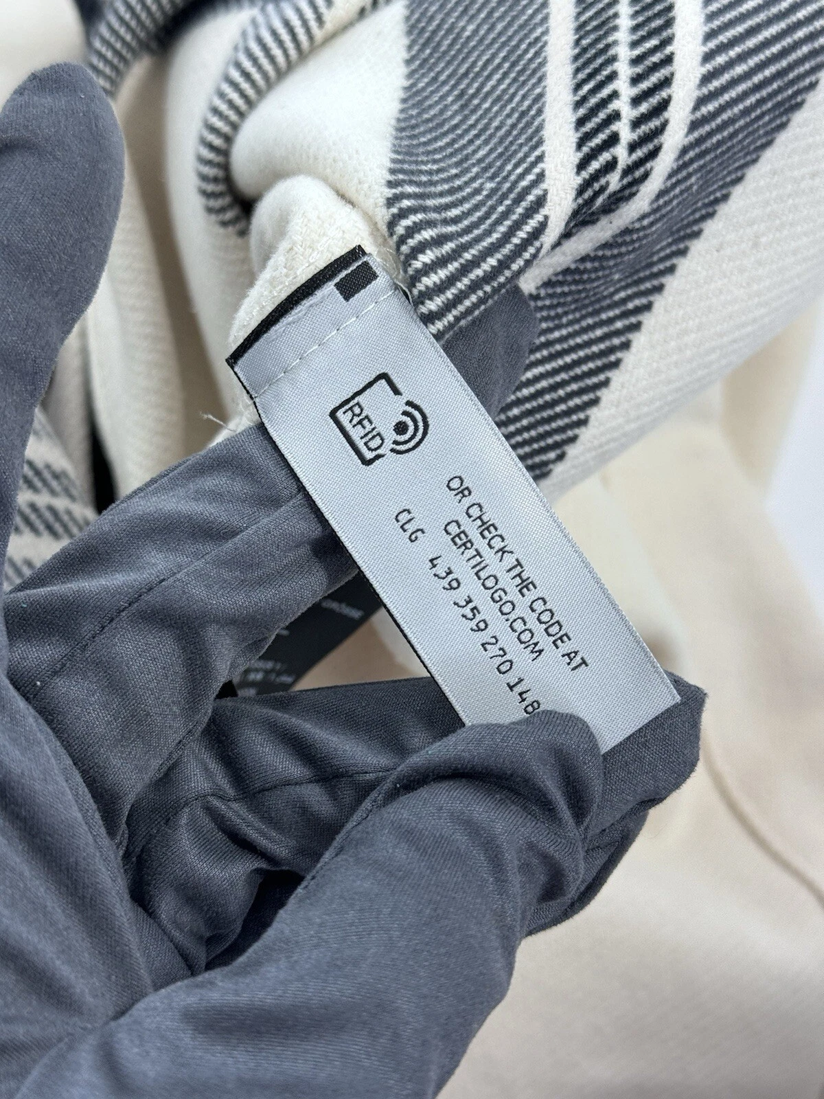 PALM ANGELS CAMICIA OVERSIZE LOGO RICAMATO CON LOGO A CHECK TAGLIA: 48 TAGLIE XL